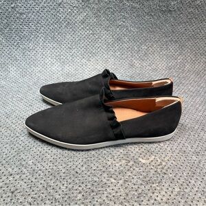 Gentle Souls Avery Black Ruffle Shoes Size 8.5 Women’s